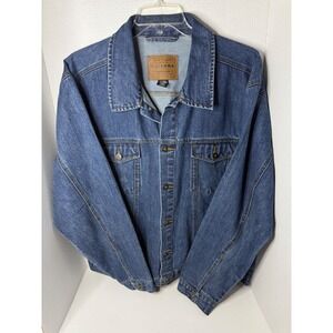 Vintage Arizona Jean Co Mens Denim Jacket X-Large Trucker Jean Jacket